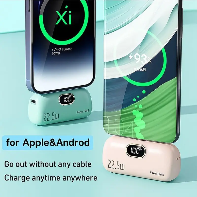 New Products Limited Time Offer  5000mAh Mini Portable Phone Power Bank