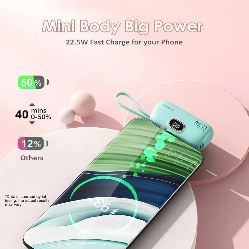 New Products Limited Time Offer  5000mAh Mini Portable Phone Power Bank