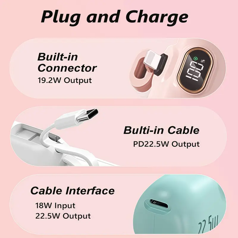 New Products Limited Time Offer  5000mAh Mini Portable Phone Power Bank
