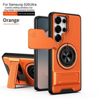 Samsung Rotating Ring Phone Case, Compatible with Samsung 25/24/23/22/21 Ultra, High-End Design, Practical Stand Case, TPU+PC Armor Shell, with Camera Protector, Unisex, Military-Grade Protective Case