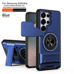 Samsung Rotating Ring Phone Case, Compatible with Samsung 25/24/23/22/21 Ultra, High-End Design, Practical Stand Case, TPU+PC Armor Shell, with Camera Protector, Unisex, Military-Grade Protective Case