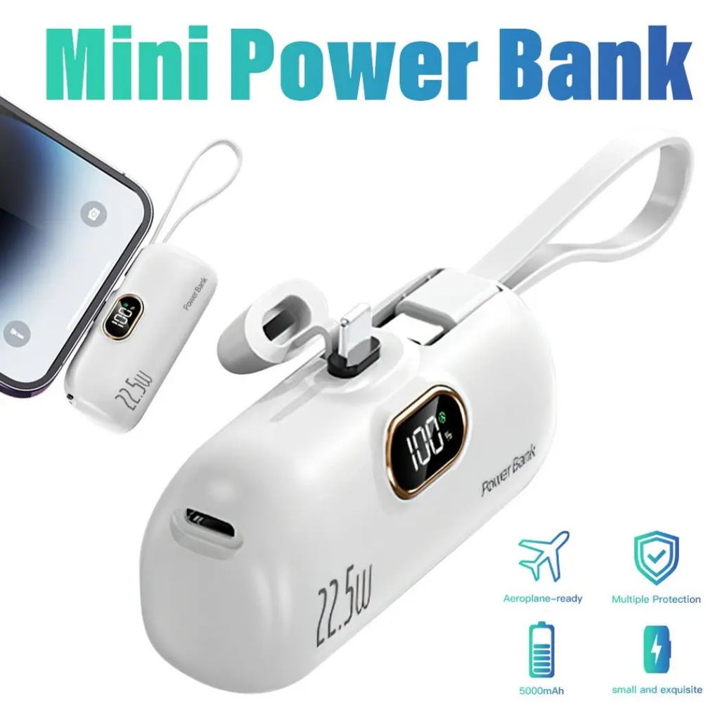 New Products Limited Time Offer  5000mAh Mini Portable Phone Power Bank