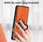 Samsung Rotating Ring Phone Case, Compatible with Samsung 25/24/23/22/21 Ultra, High-End Design, Practical Stand Case, TPU+PC Armor Shell, with Camera Protector, Unisex, Military-Grade Protective Case