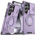50% OFF!  Magnetic Stand Phone Case for Samsung – Slide Camera Cover, 360° Ring Grip & Kickstand, Full Protection